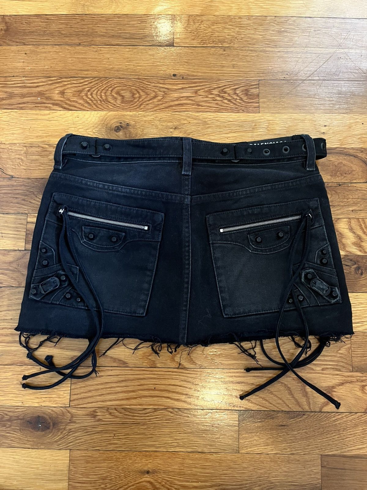 Balenciaga Winter 23 Cagole Mini Skirt Size 25" / US 0 / IT 36 - 3 Thumbnail