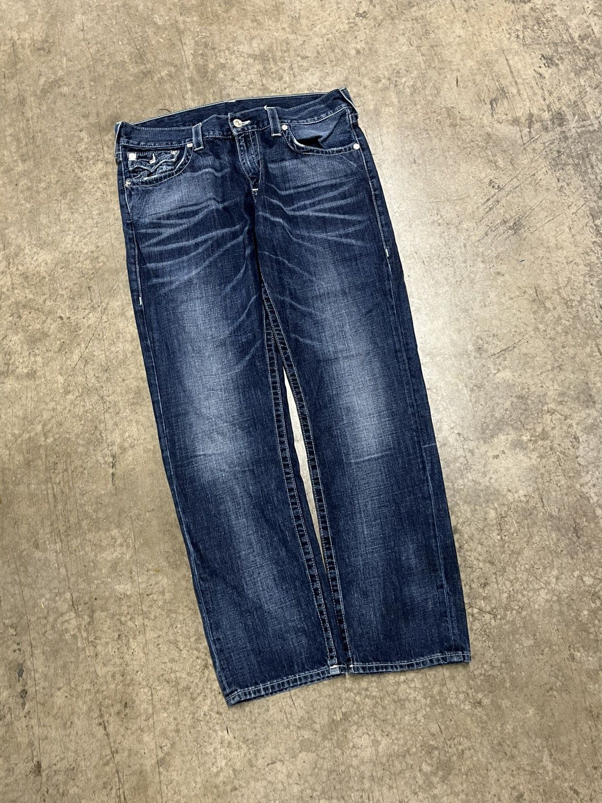 True Religion True religion baggy fit wide leg denim skater streetwear Size US 36 / EU 52 - 7 Thumbnail