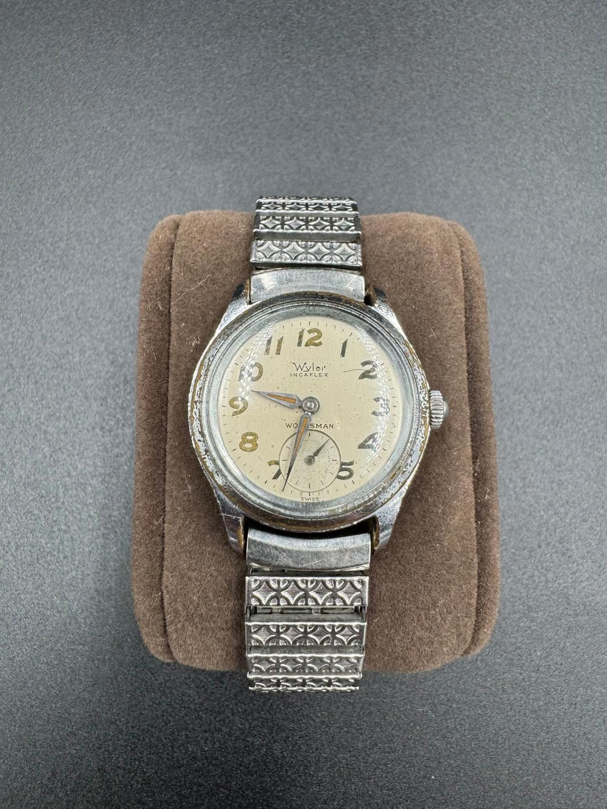 Other Vintage Wyler Incaflex Woodsman Swiss Manual Wind SubSeconds Size ONE SIZE - 3 Thumbnail