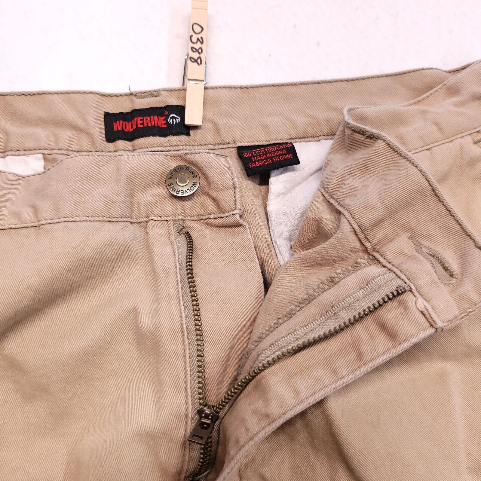 Wolverine Wolverine Medium Wash Button Cargo Shorts Mens Size 40 Beige Size US 40 / EU 56 - 5 Thumbnail