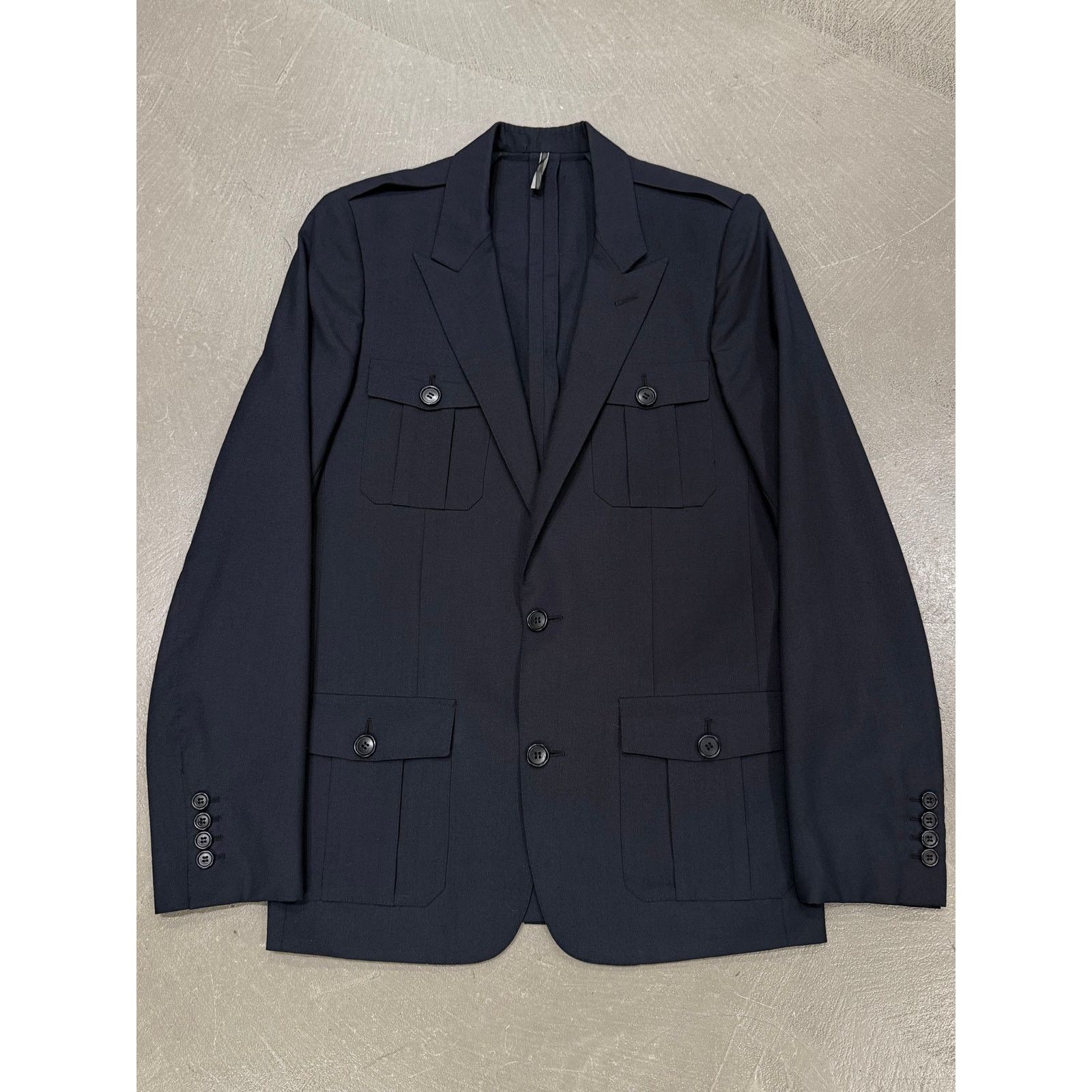 Dior S/S 2006 Dior by Hedi Slimane multi pocket tailored jacket Size 48R - 1 Thumbnail