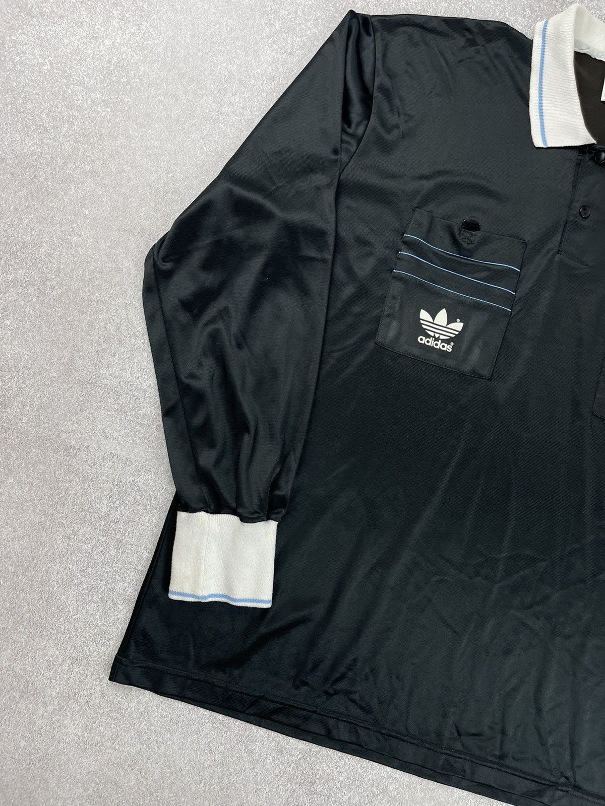 Adidas × Vintage Vintage Adidas Soccer Referee Longsleeve Jersey Size L Size US L / EU 52-54 / 3 - 3 Thumbnail
