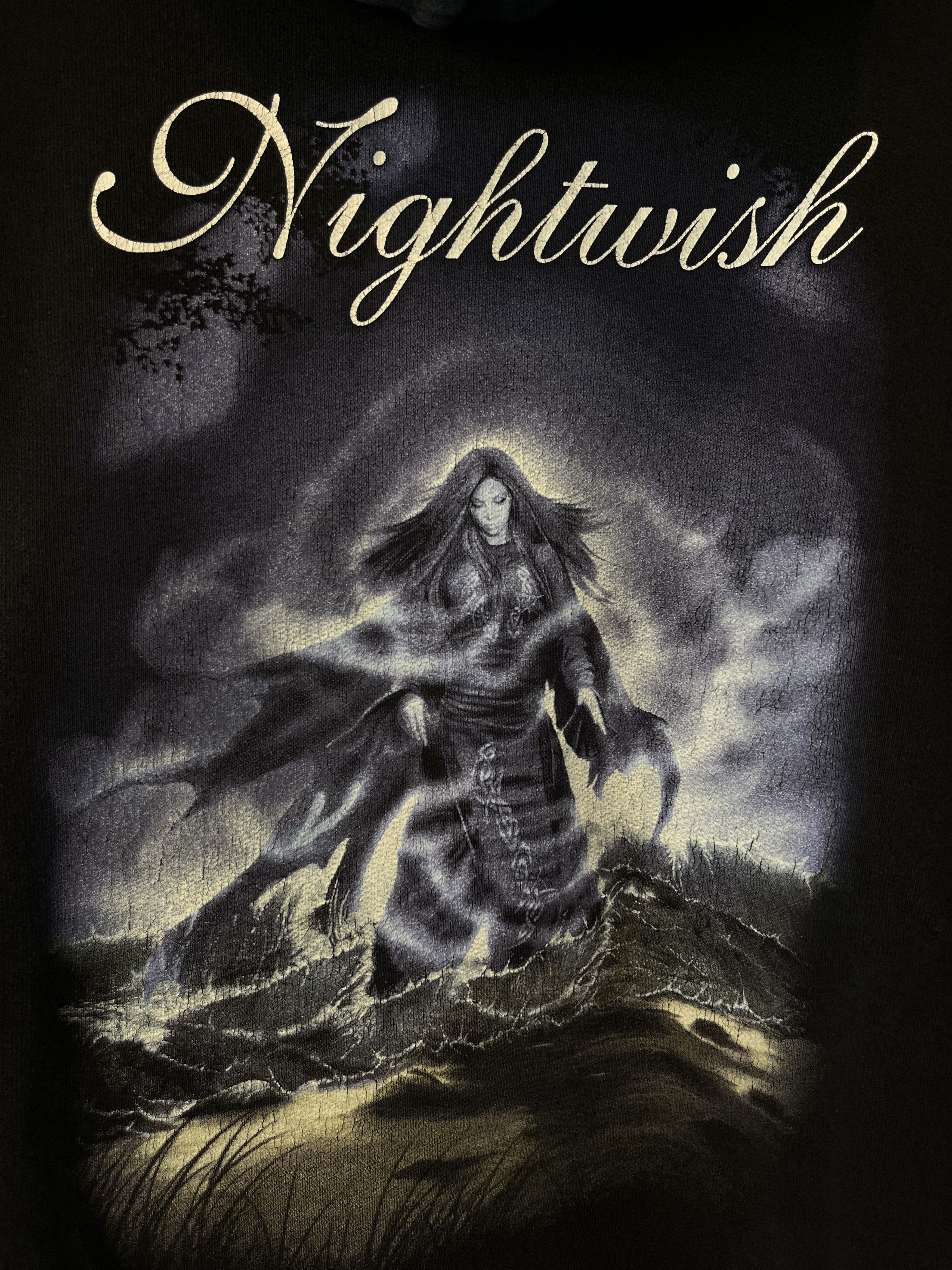 Band Tees × Vintage Vintage Nightwish Ghost Love Score Cross Metal Band Hoodie Size US L / EU 52-54 / 3 - 6 Thumbnail