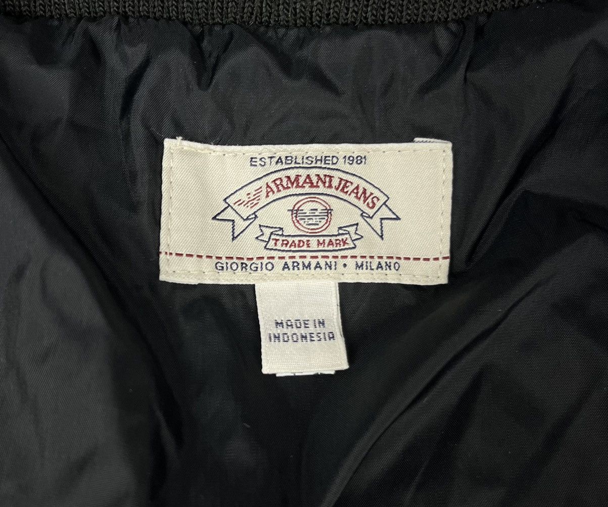 Armani Giorgio Armani Vintage 90s Full Black Down Jacket Puffer Size US XL / EU 56 / 4 - 14 Thumbnail