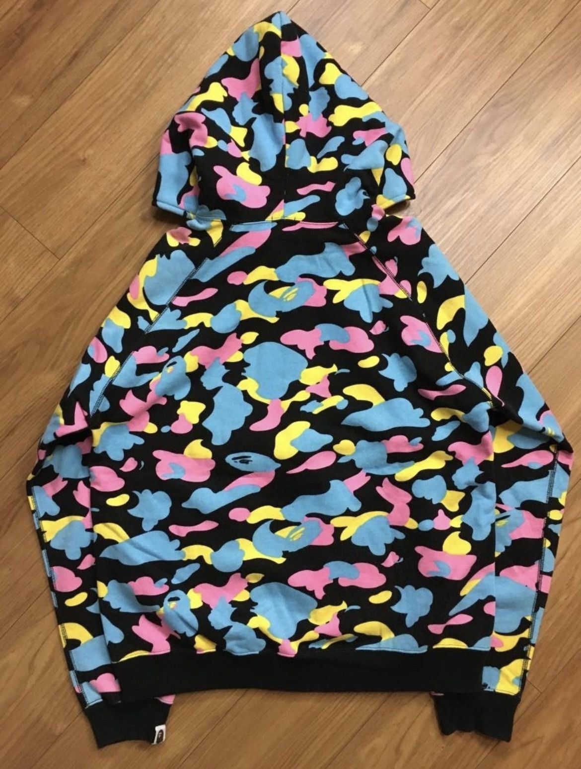 Bape RARE OG 2006 A BATHING APE COTTON CANDY FULLZIP HOODIE Size US M / EU 48-50 / 2 - 8 Thumbnail