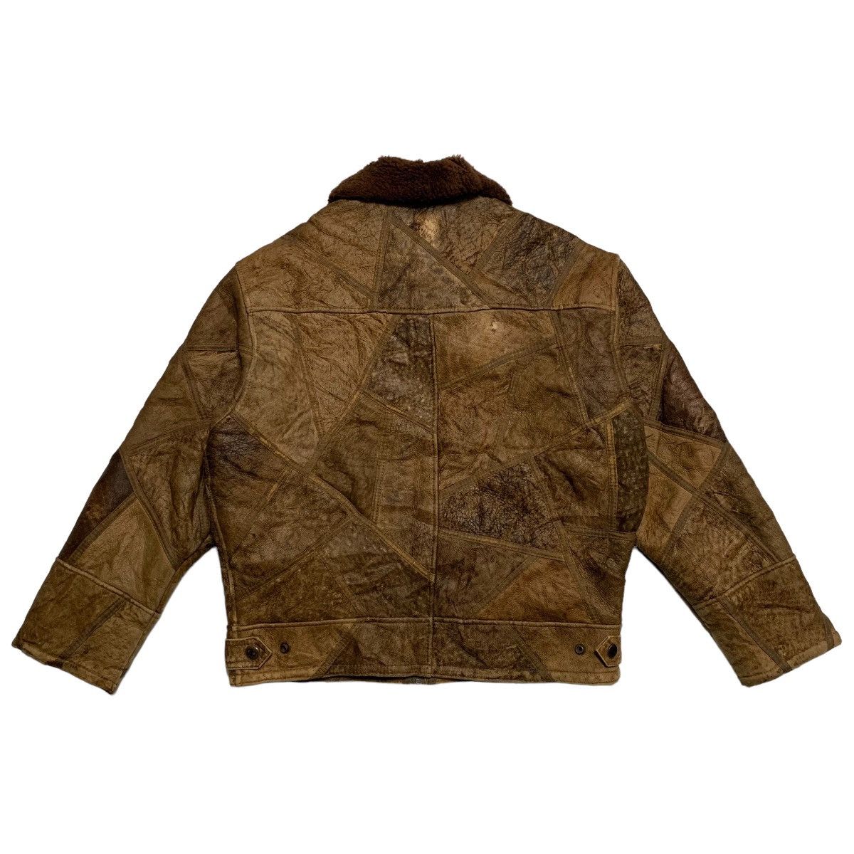 Japanese Brand Vintage Stardom Patchwork Style Leather Jacket Size US M / EU 48-50 / 2 - 8 Thumbnail