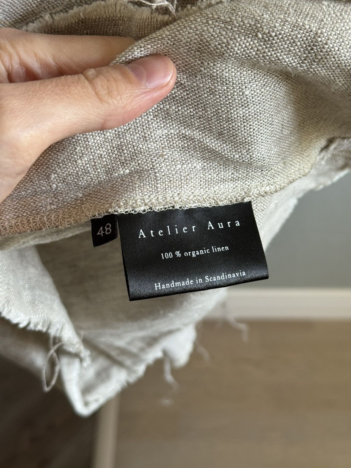 Atelier Aura Atelier Aura linen shirt Size US M / EU 48-50 / 2 - 8 Thumbnail