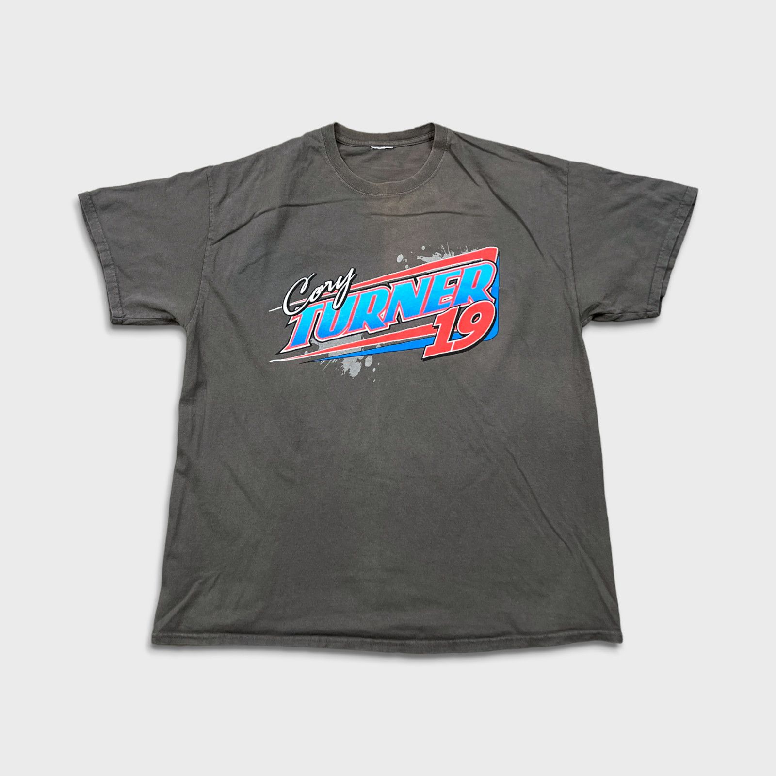 NASCAR × Vintage VTG Cory Turner T Shirt XL Double Sided NASCAR Racing Tee Size US XL / EU 56 / 4 - 4 Thumbnail
