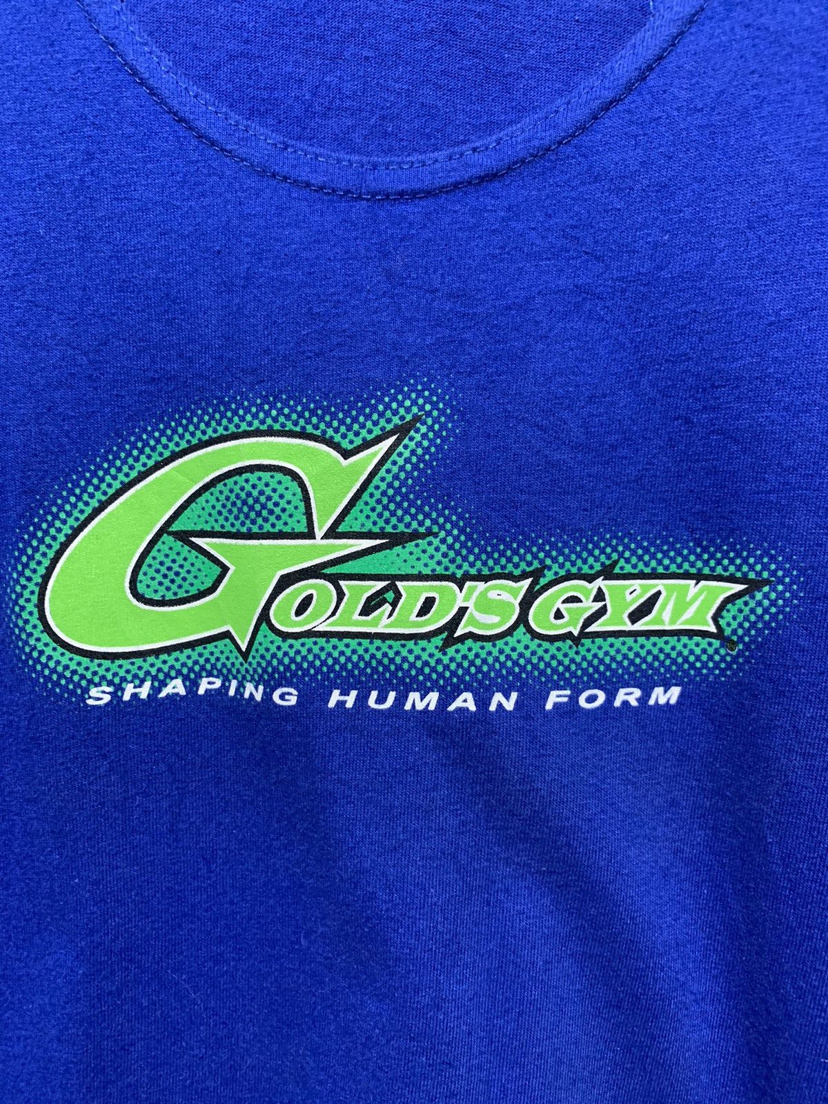 Vintage Vintage Golds Gym SHAPING HUMAN FORM tanktop Size US XL / EU 56 / 4 - 2 Thumbnail