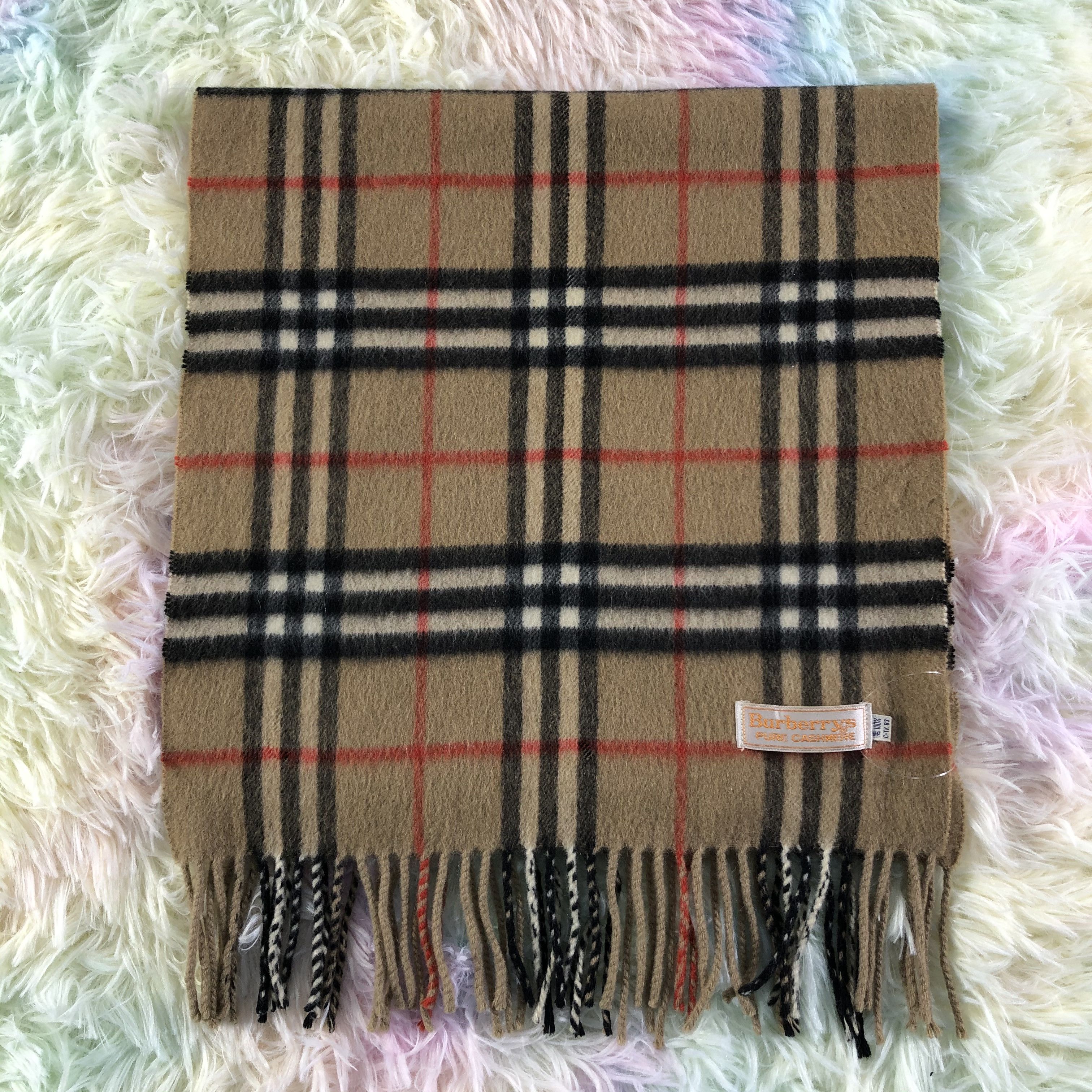Burberry × Vintage Burberry Scarf / Muffler / Neckwear - KM227 Size ONE SIZE - 4 Thumbnail