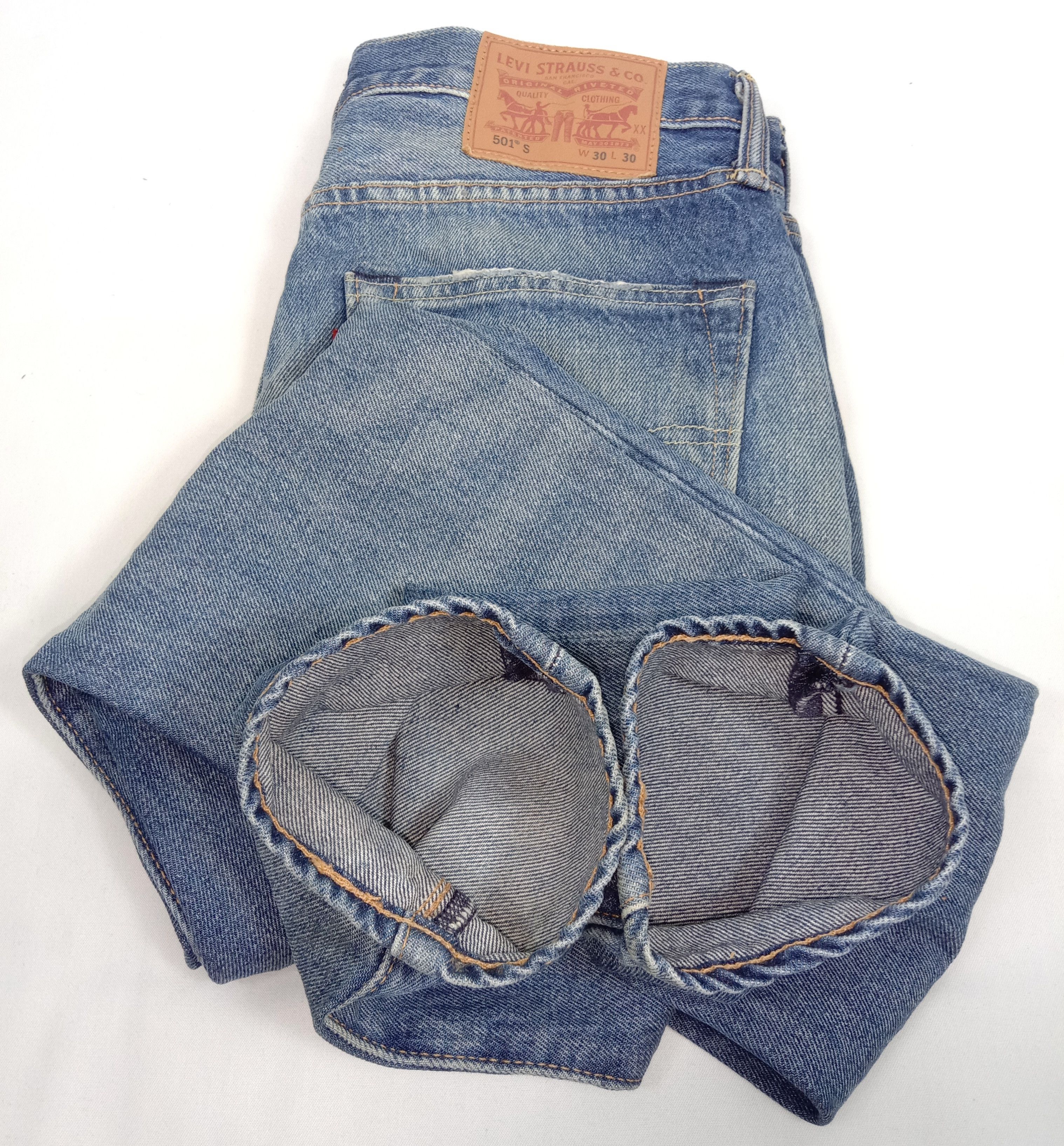 Levi's Vintage Levi's 501s Jeans Faded Blue Distressed Denim Size US 30 / EU 46 - 18 Thumbnail