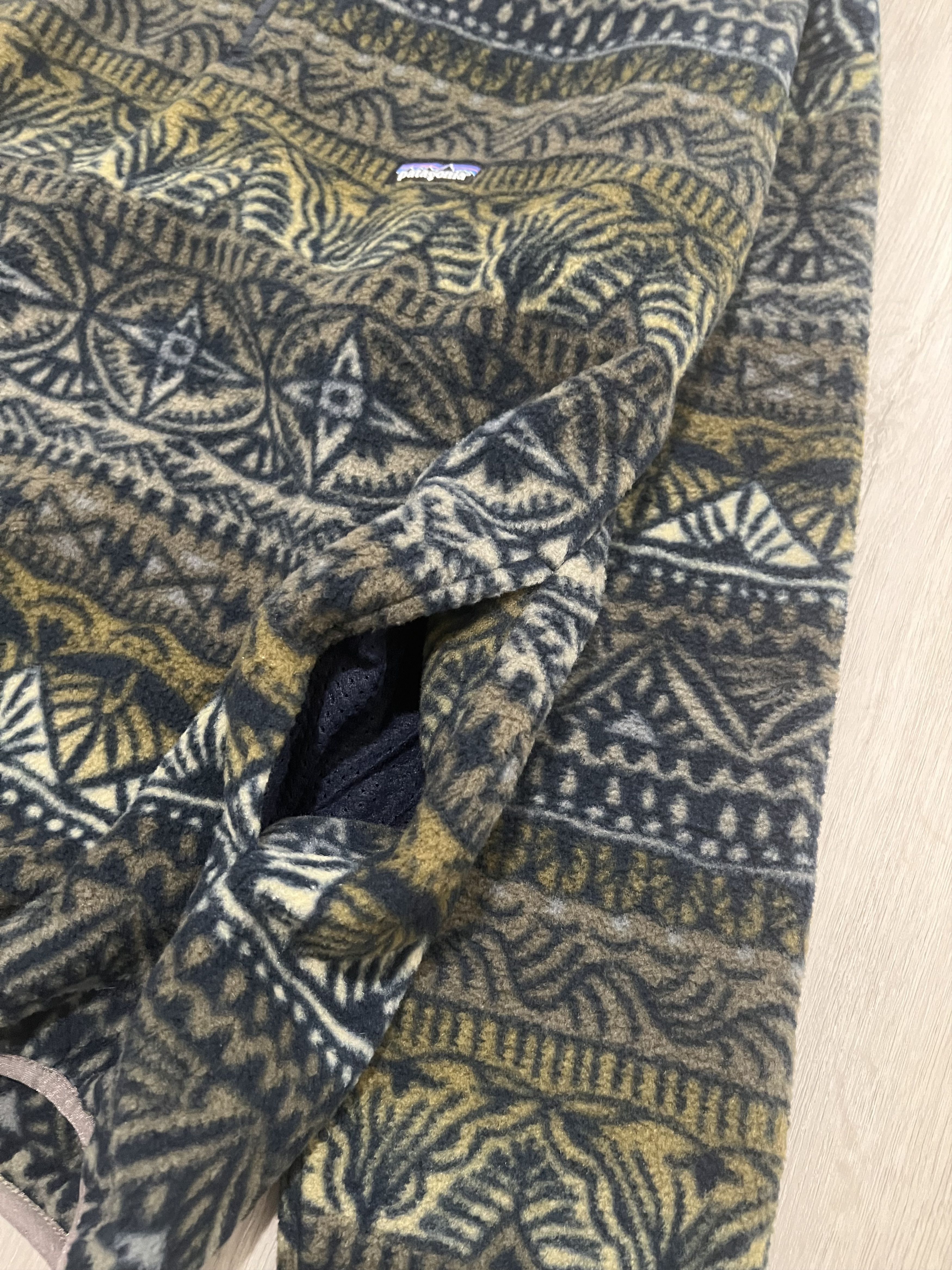 Patagonia Vintage 1998 Synchilla Snap-T Tradewinds: Eucalyptus Size US L / EU 52-54 / 3 - 4 Thumbnail