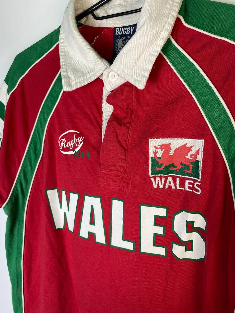 Vintage Vintage sportswear rugby Y2k Wales T-shirt Size US M / EU 48-50 / 2 - 2 Thumbnail