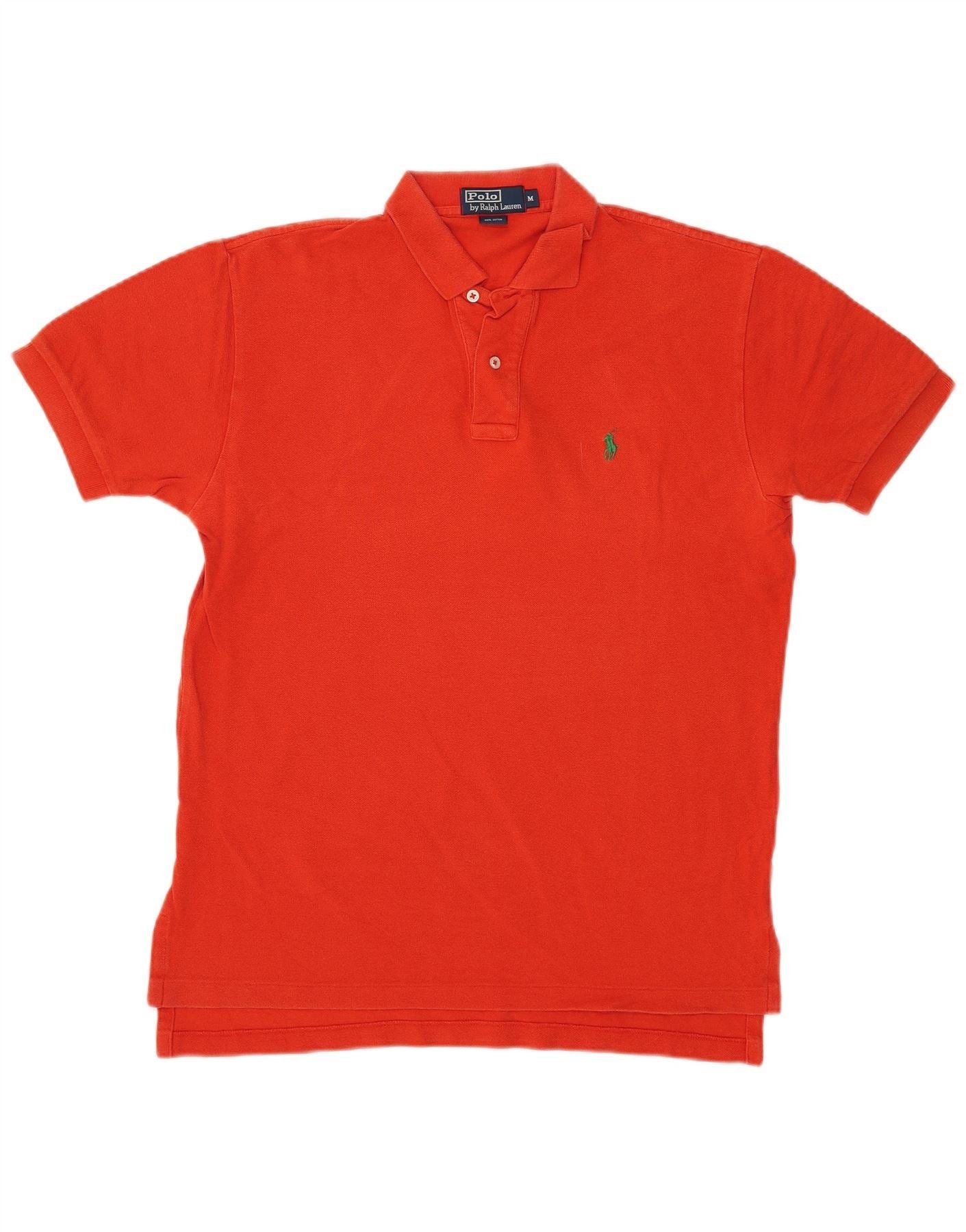 Polo Ralph Lauren Mens Polo Shirt Medium Red Cotton Size US L / EU 52-54 / 3 - 1 Thumbnail