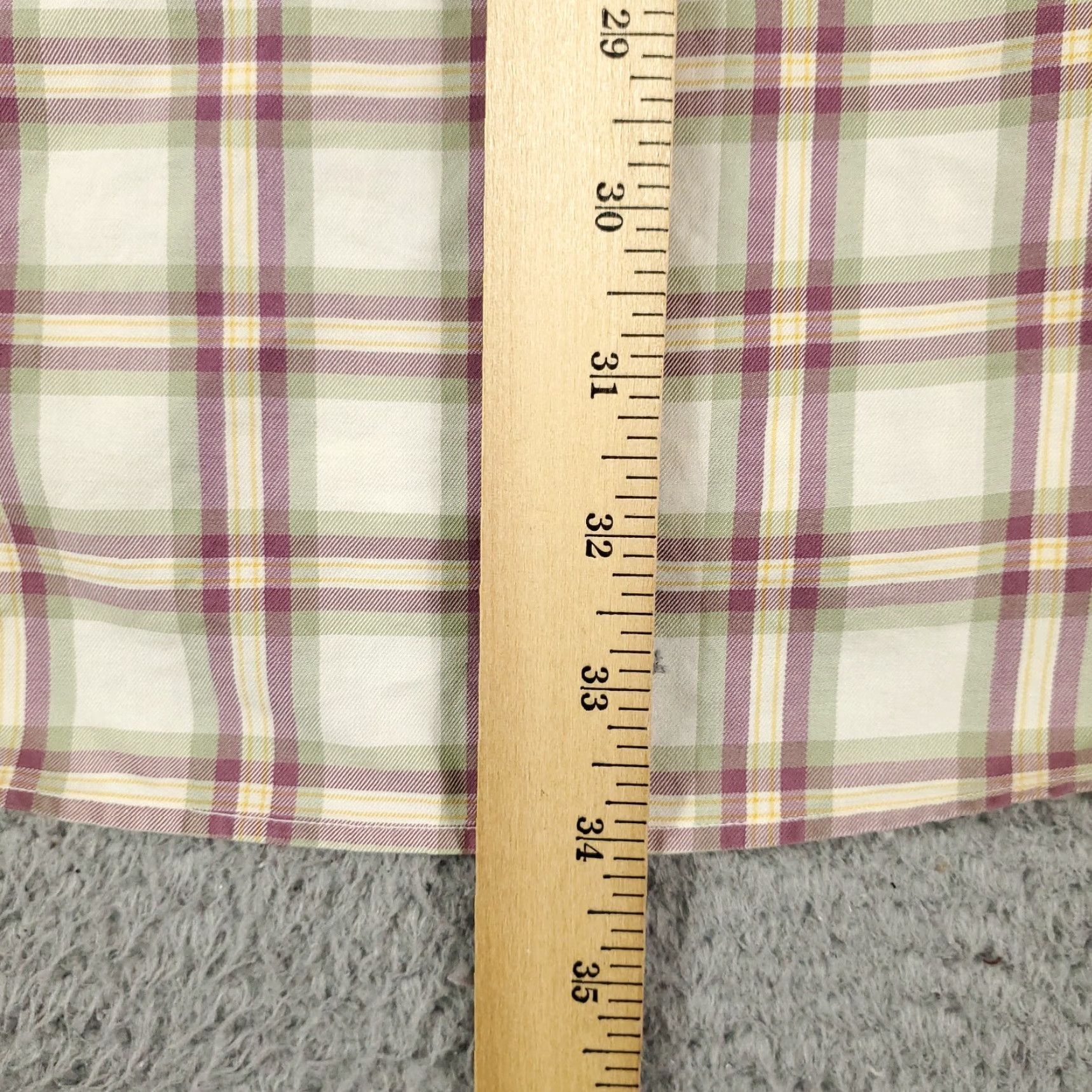 Faconnable Façonnable Button-Up Shirt Mens 2XL Brown Plaid Long Sleeve Casual Modern Size US XXL / EU 58 / 5 - 4 Thumbnail