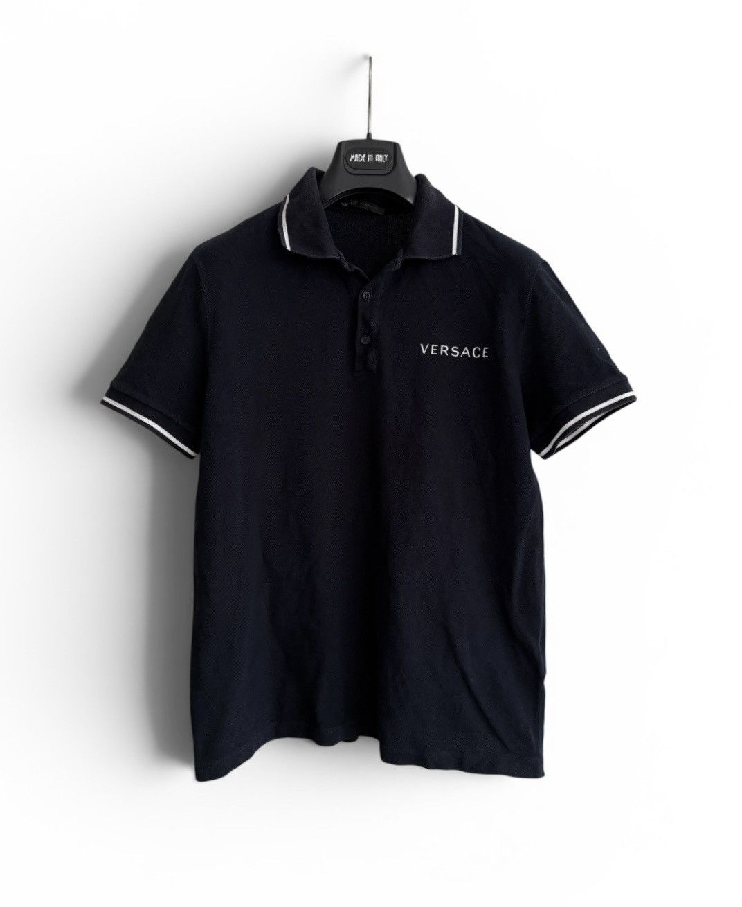 Versace Versace Logo Polo T-Shirt Size US M / EU 48-50 / 2 - 1 Thumbnail