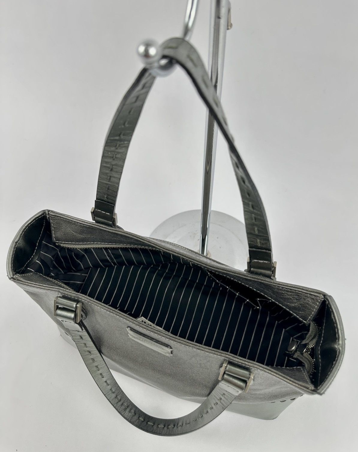 Jean Paul Gaultier Jean Paul Gaultier- Hand / Tote bag Silver Metallic Color Size ONE SIZE - 13 Thumbnail