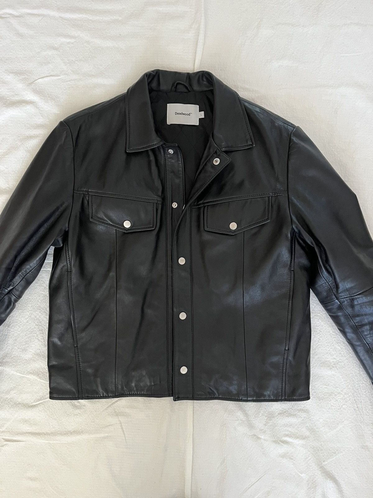 Deadwood Deadwood Leather Jacket Size US L / EU 52-54 / 3 - 1 Thumbnail