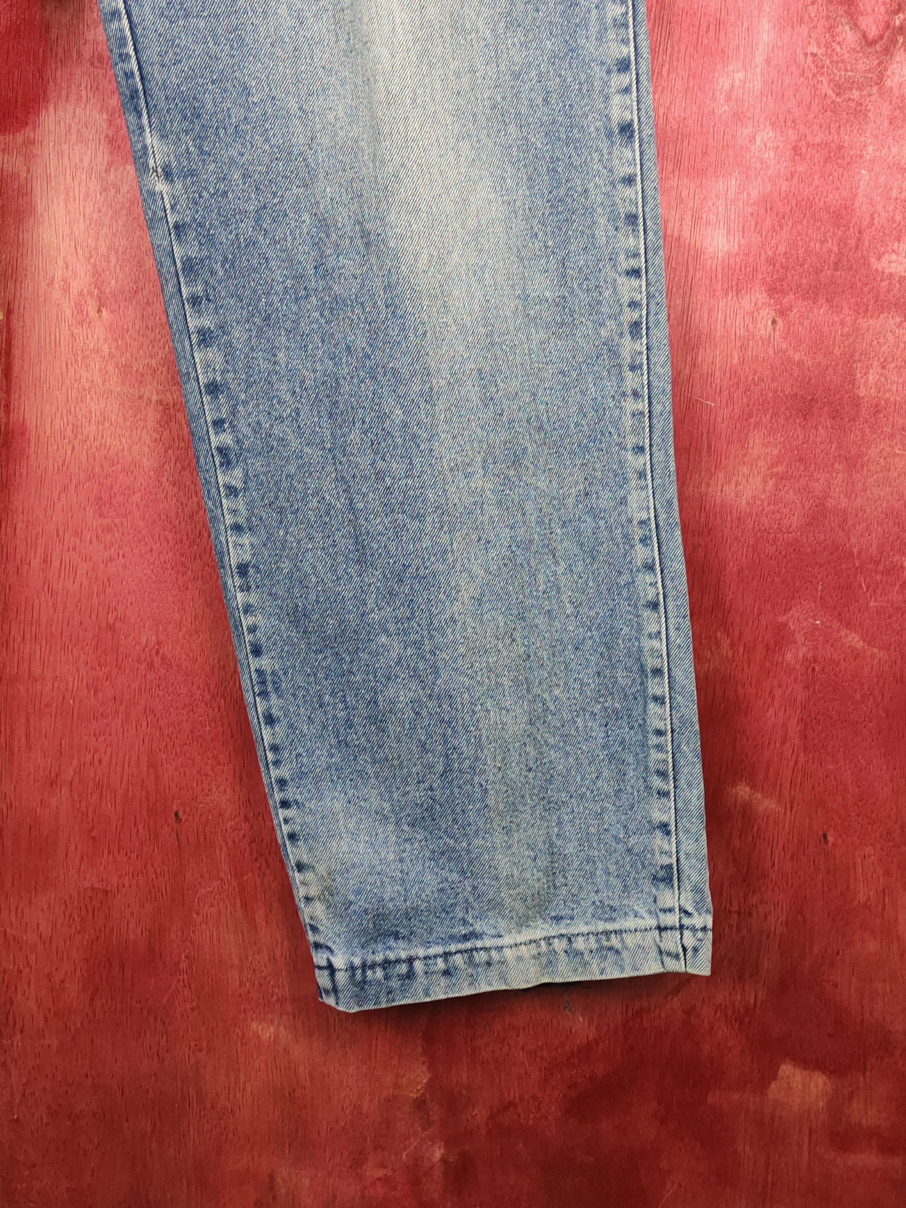 Japanese Brand Wolvo Blue Distressed Ripped vintage Jeans #S1651 Size US 30 / EU 46 - 6 Thumbnail