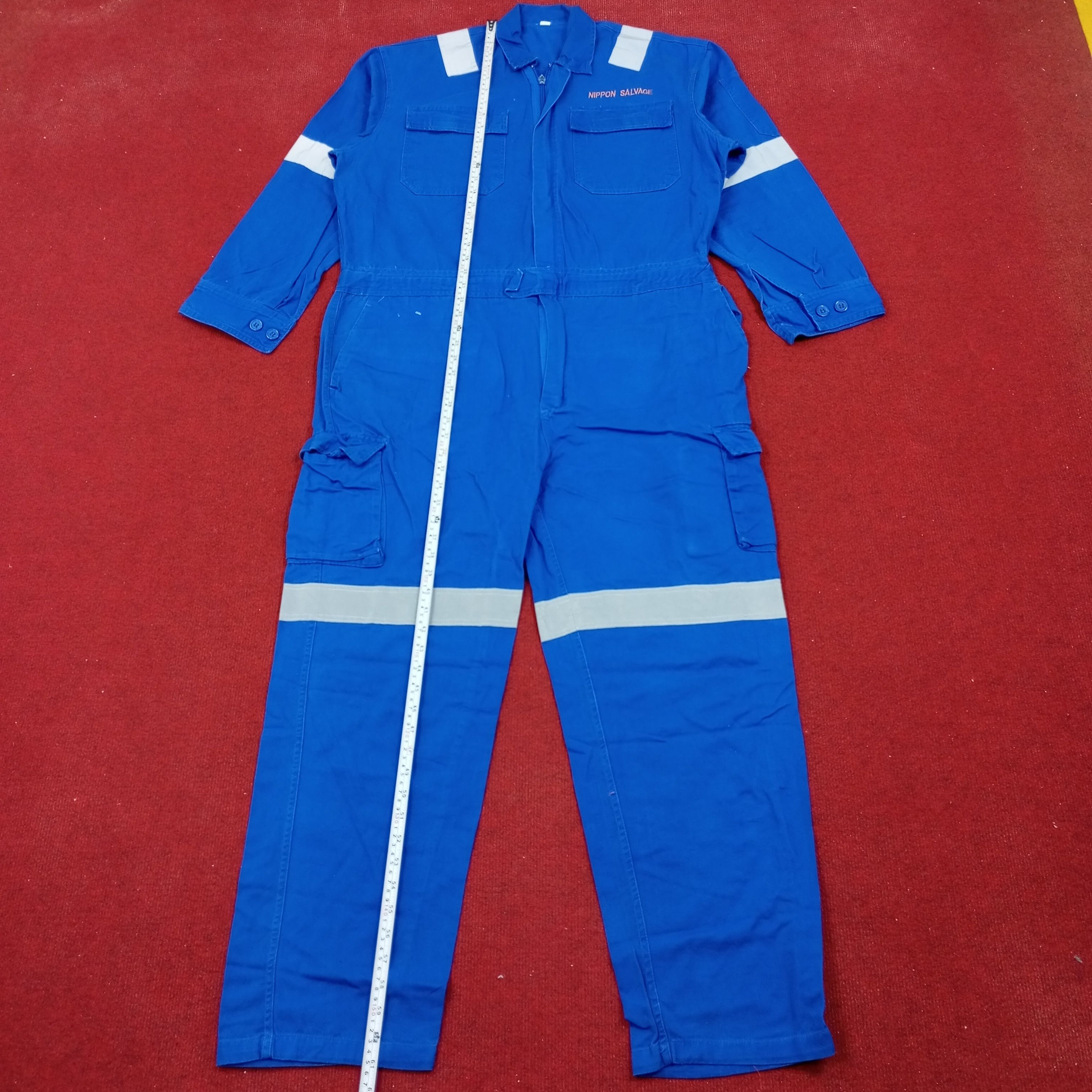 Japanese Brand × Vintage Nippon Salvage Japanese Workwear Coverall Jacket Size US L / EU 52-54 / 3 - 7 Thumbnail
