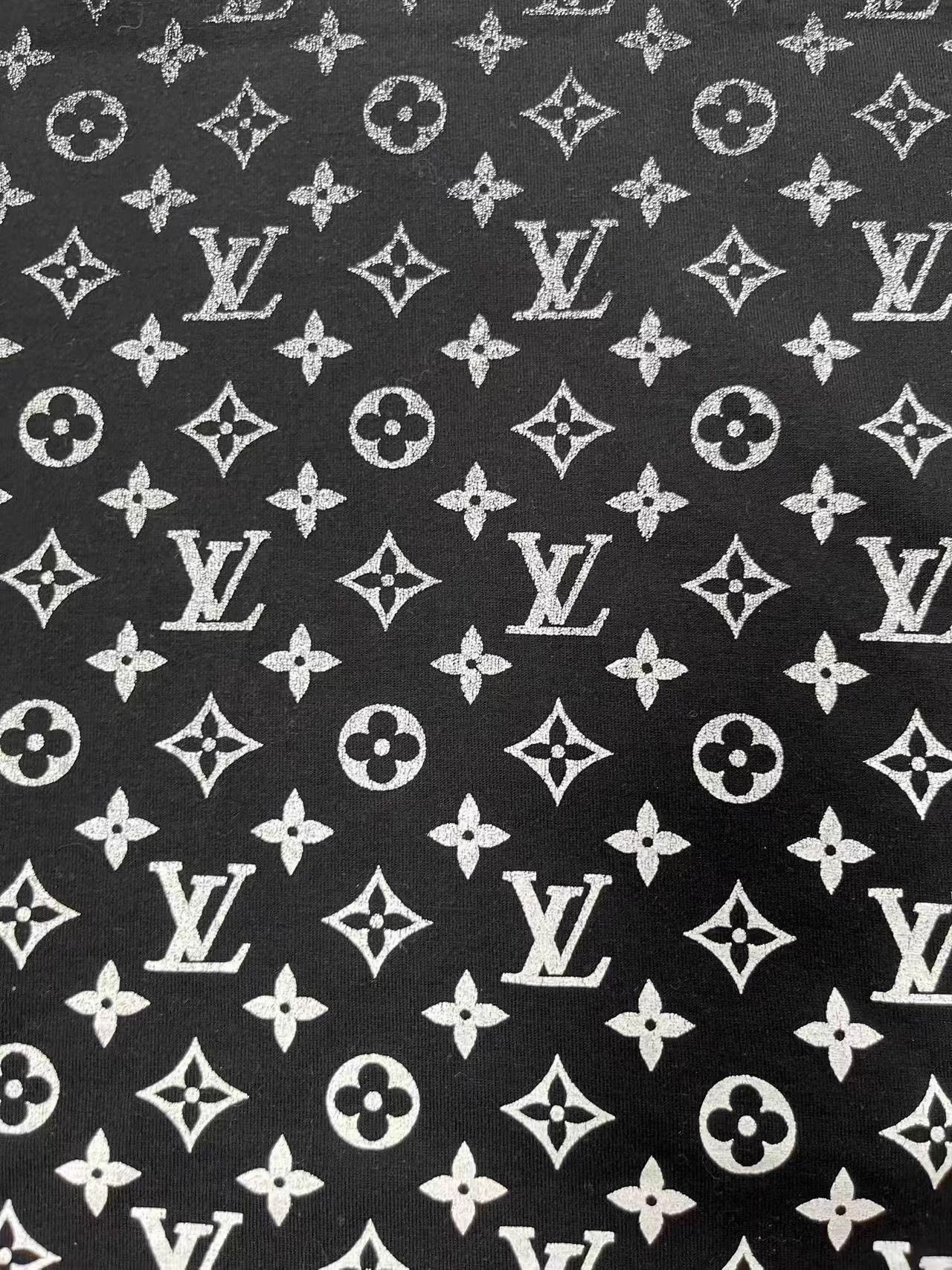Louis Vuitton LV allover logo print gradient s/s tee m black L Size US L / EU 52-54 / 3 - 3 Thumbnail