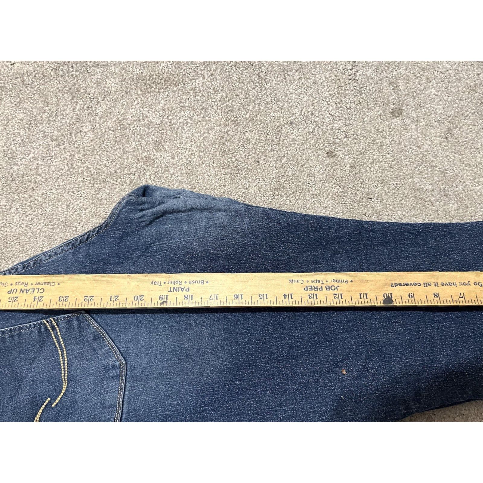Levi's Levi's Jeans Slim 33x21 Hemmed Capri 5-Pocket Denim Blue Women’s Size 33 Regular Stretch Vintage: No Size 24" / US 00 / IT 34 - 7 Thumbnail