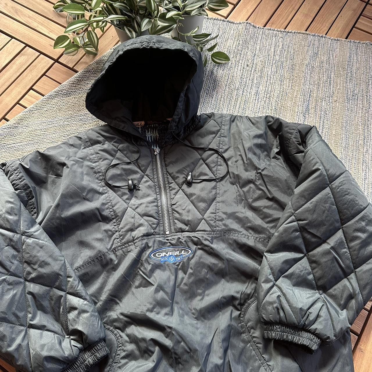 O'Neill Vintage 90s Oneill Surfwear Logo Quilted Half Zip Jacket Size US M / EU 48-50 / 2 - 3 Thumbnail