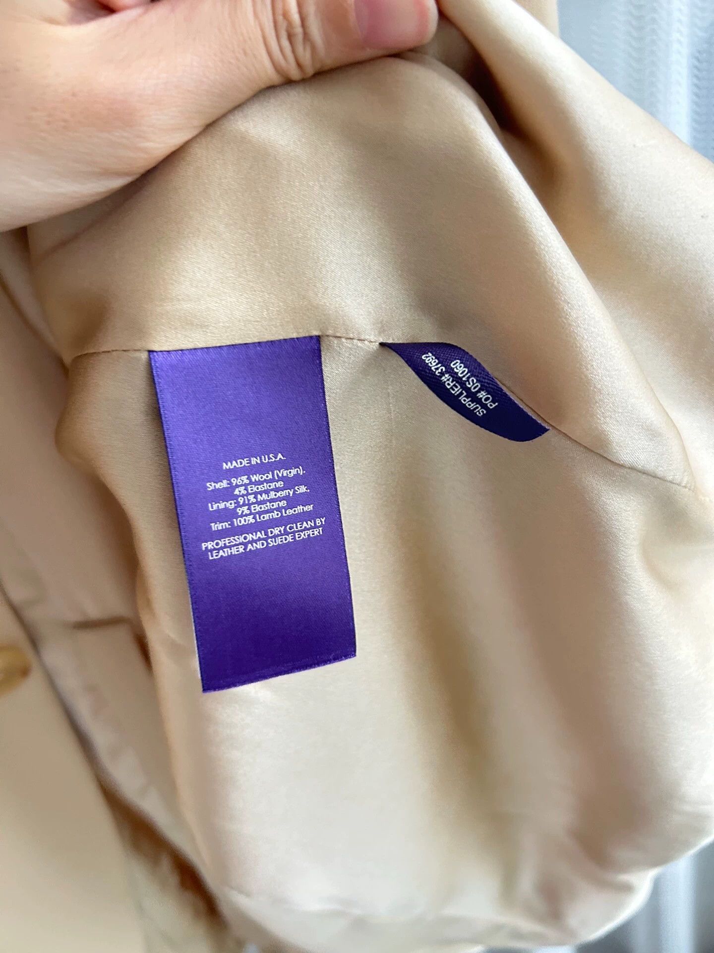 Polo Ralph Lauren Ralph Lauren Classic Suit Jacket New with Tags Size XS / US 0-2 / IT 36-38 - 4 Thumbnail