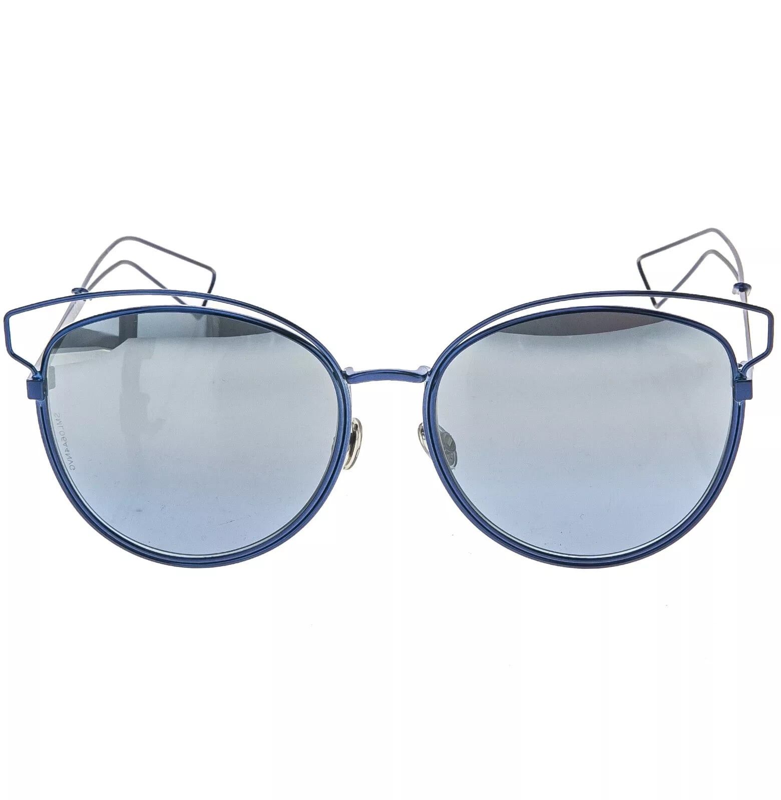 Christian Dior Monsieur CHRISTIAN DIOR SIDERAL 2 Black Blue Mirrored Metal SIDERAL2 Size ONE SIZE - 10 Thumbnail
