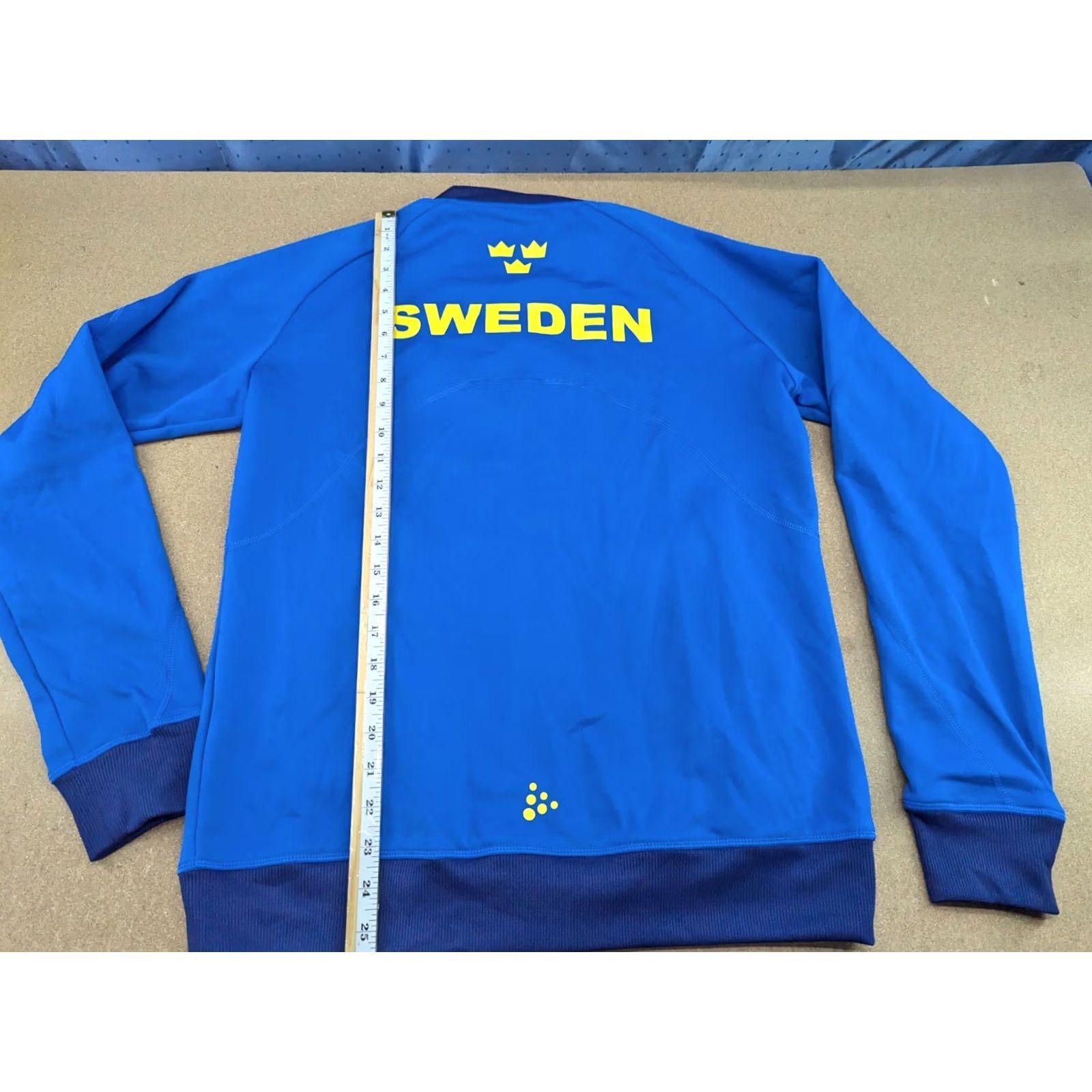 Vintage CRAFT Womens Track Jacket Size L Sweden National Hockey Team Blue Size L / US 10 / IT 46 - 7 Thumbnail