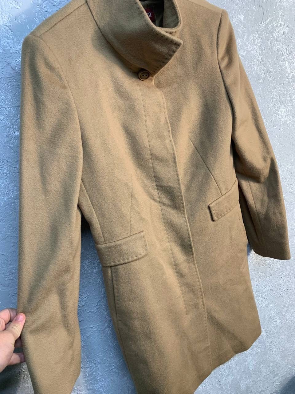 Max Mara Max Mara Studio Lana Wool Beige Coat Size M / US 6-8 / IT 42-44 - 2 Thumbnail