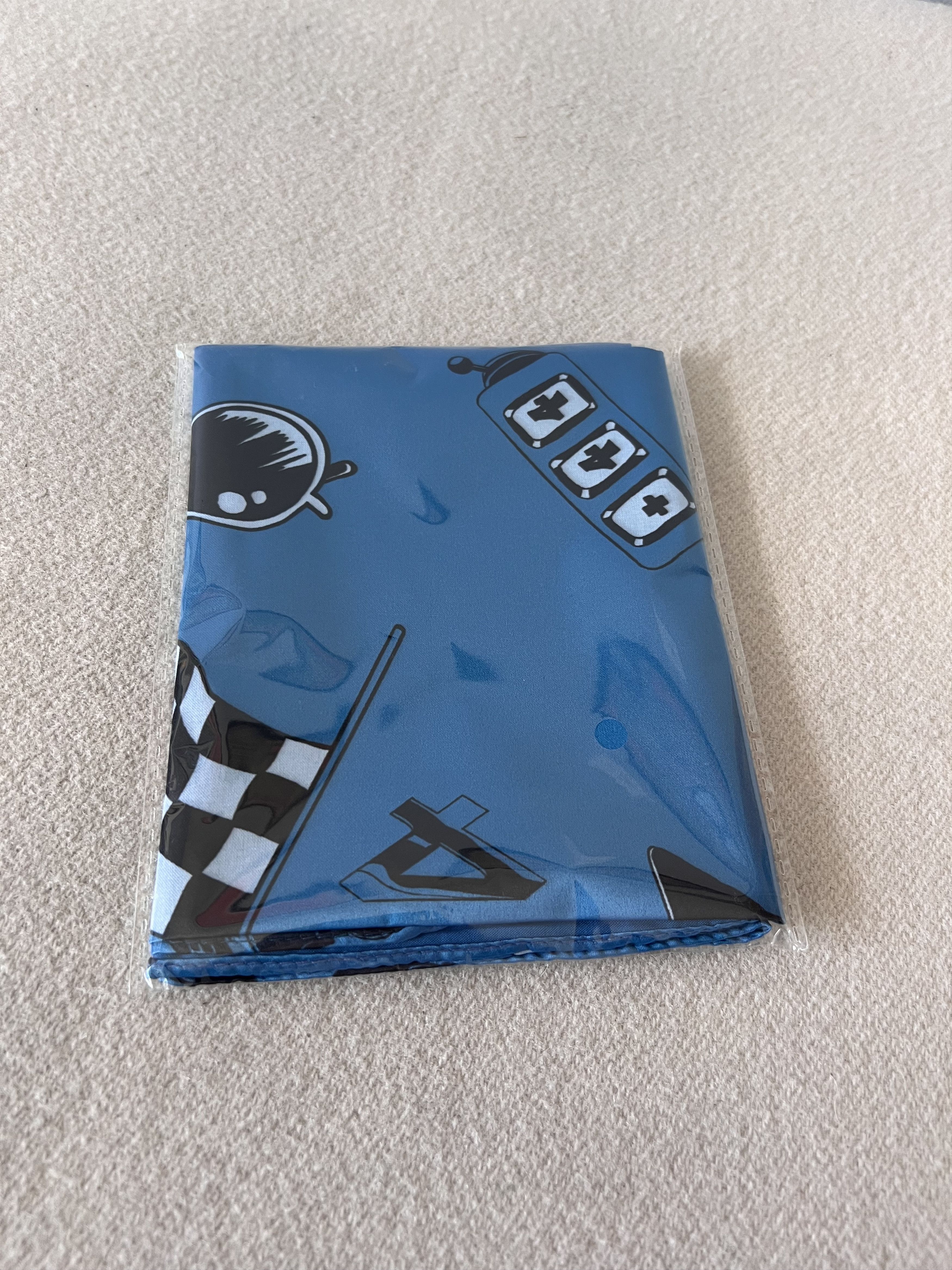 +44 Golf Wang +44 Lewis Hamilton Silk Bandana in Blue Size ONE SIZE - 3 Thumbnail