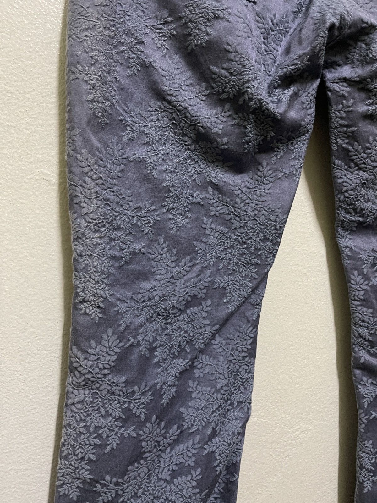 Ann Demeulemeester Ann Demeulemeester Embroidery Floral Pattern Pants Size US 30 / EU 46 - 10 Thumbnail
