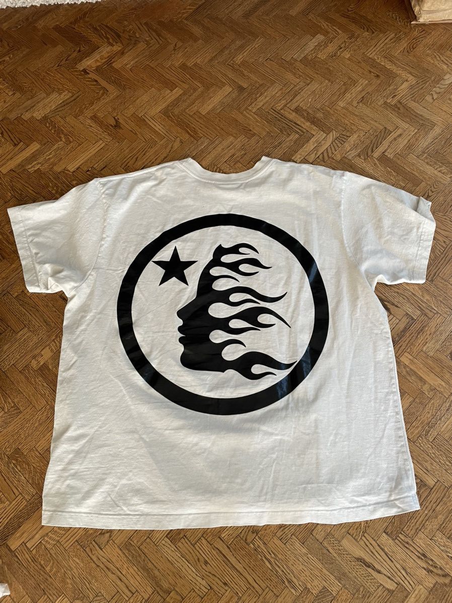 HELLSTAR HELLSTAR Beige Gel Logo Tee Size US XXL / EU 58 / 5 - 4 Thumbnail
