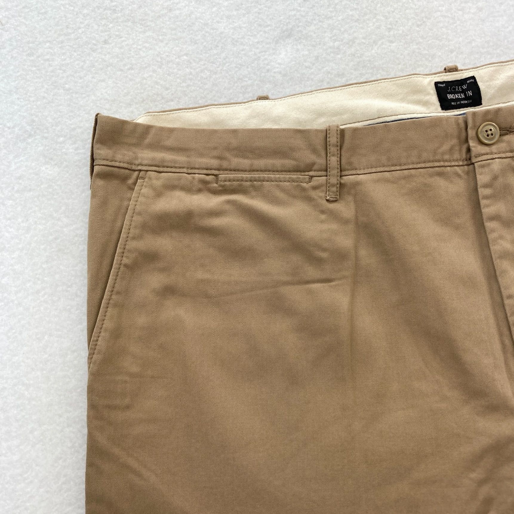 J.Crew J.Crew 484 Chino Pants Mens 44x34 Slim Fit Straight Leg Brown Preppy Casual NWT Size US 44 / EU 60 - 3 Thumbnail