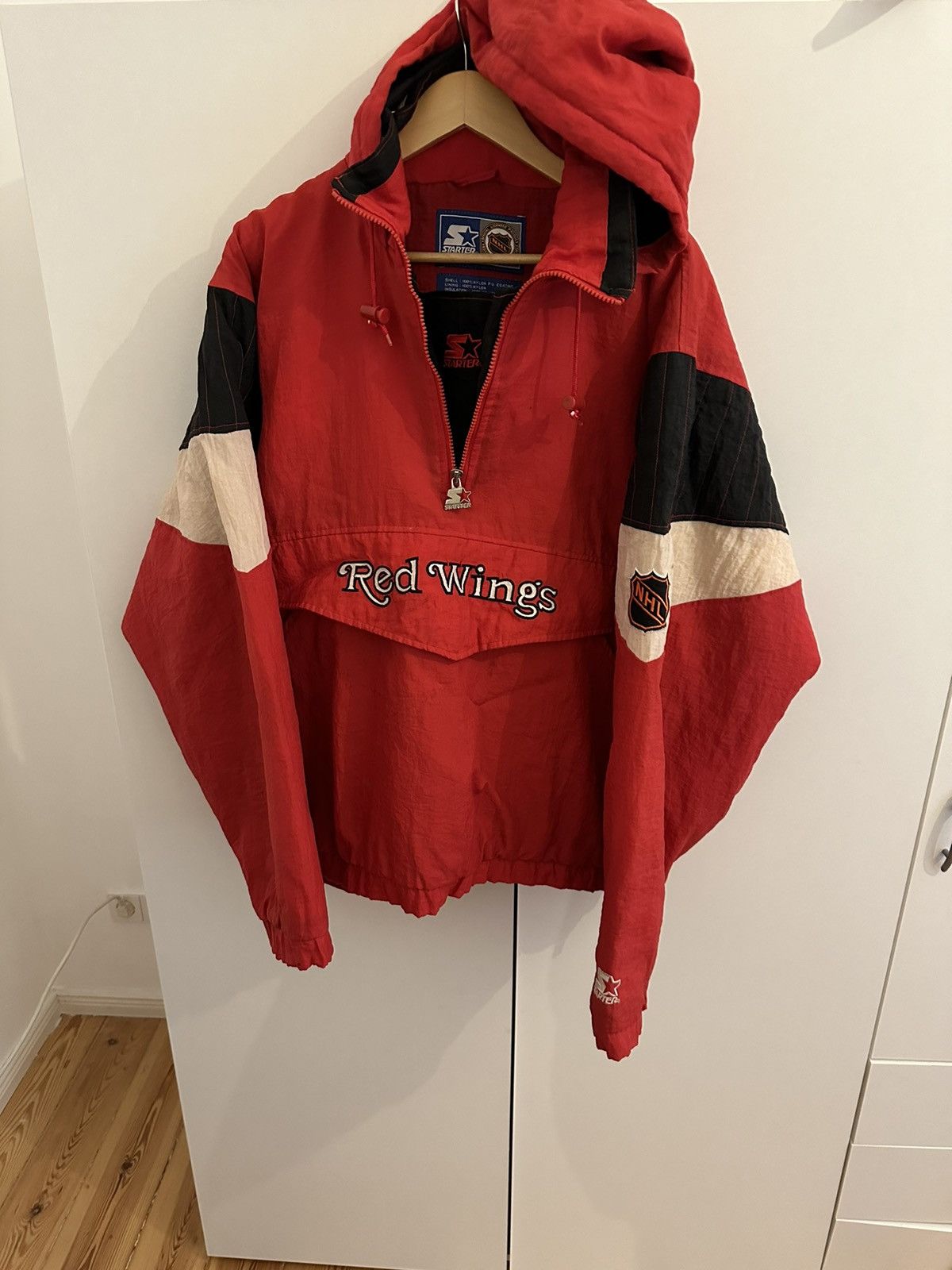 Starter Starter Jacke Detroit Red Wings Size XL NHL Vintage Jacket Size US XL / EU 56 / 4 - 2 Thumbnail
