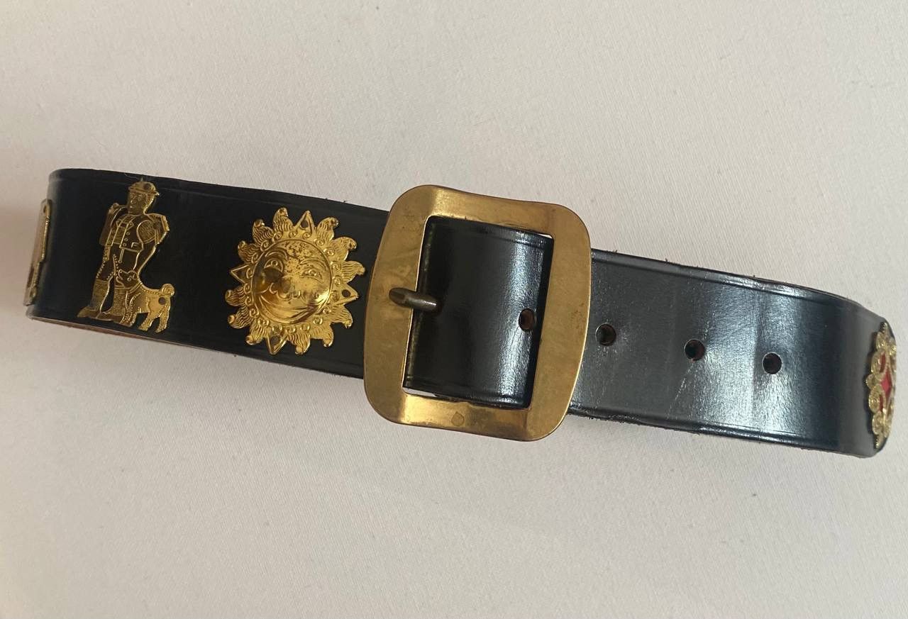 Etro Vintage Etro Art Distressed Rhinestones belt bb simon style Size ONE SIZE - 1 Thumbnail