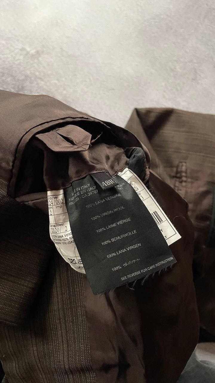 Prada Vintage Prada Milano Brown Striped Blazer 48R Size Luxury Size 48R - 7 Thumbnail