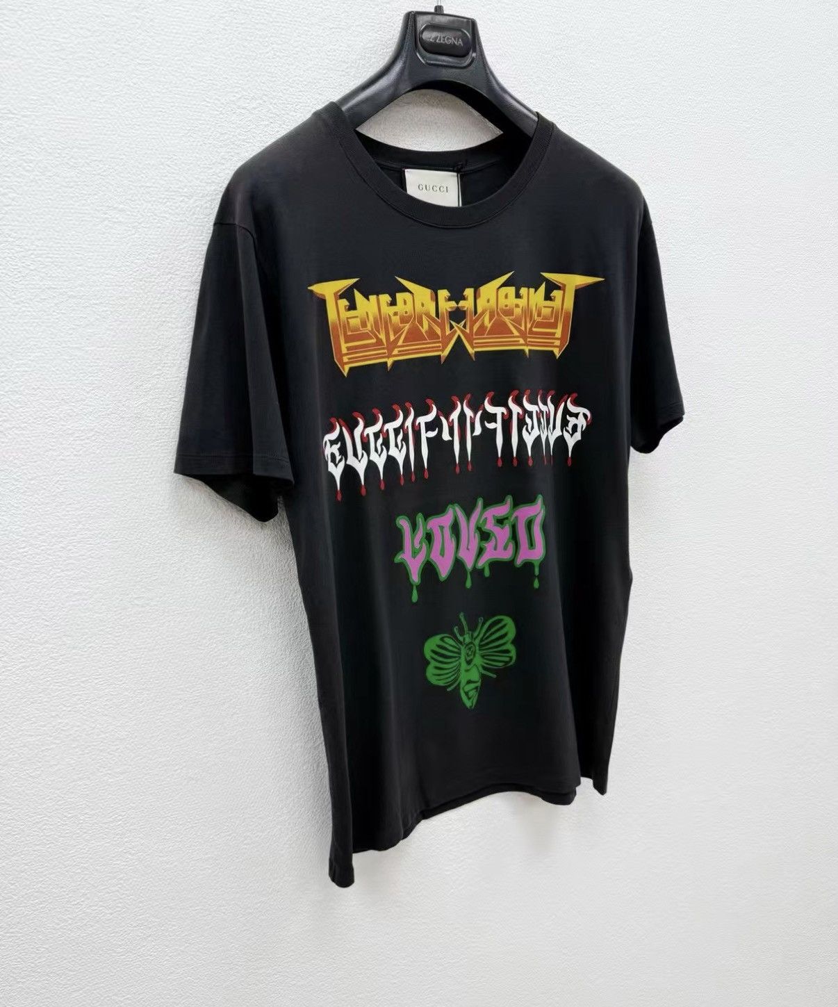 Gucci GUCCI 100% Cotton Washed Vintage Short Sleeve T-shirt J30 Size US XS / EU 42 / 0 - 2 Thumbnail