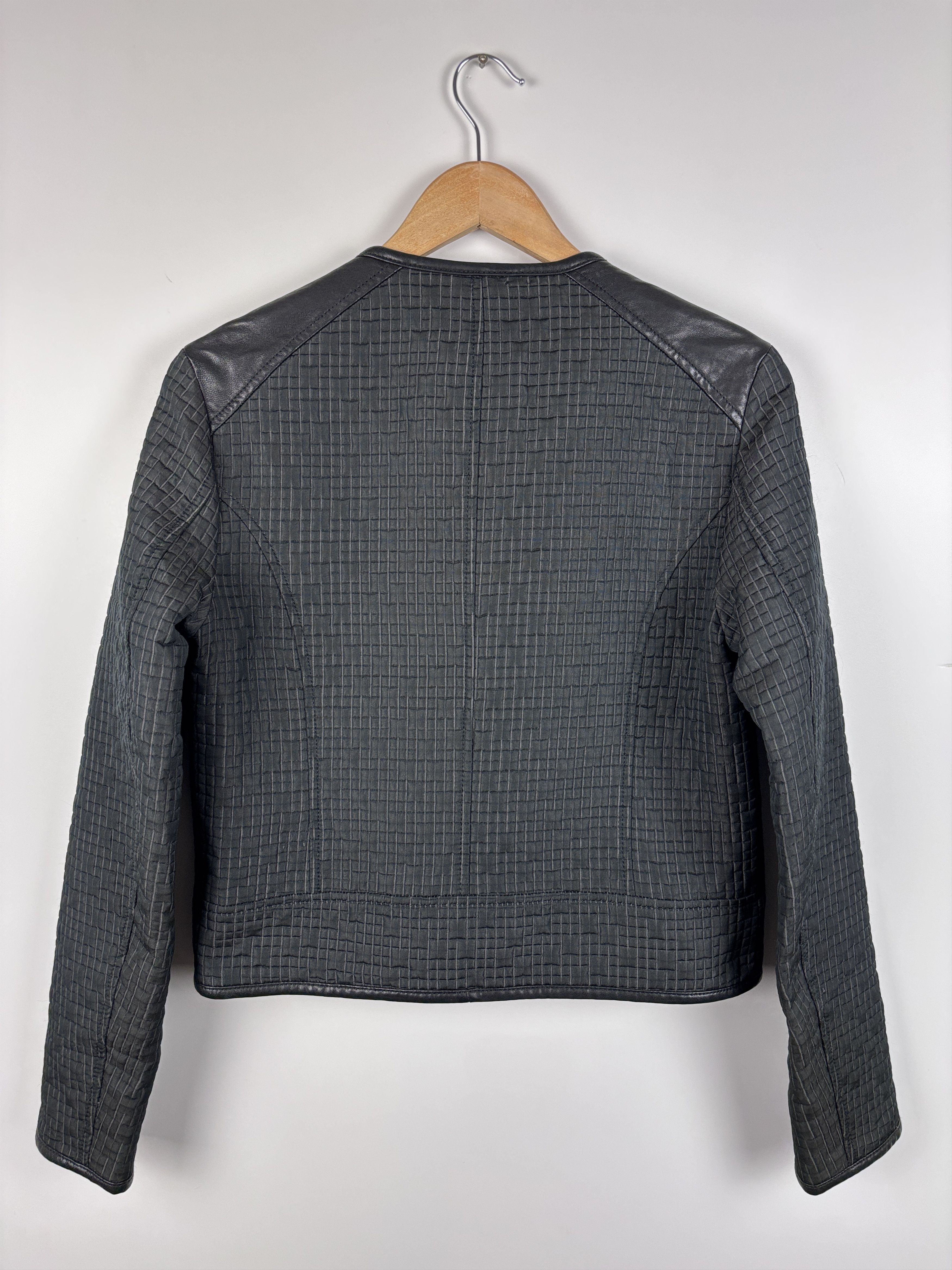 Allsaints Womens All Saints Francis Moto Jacket Black US 8 / UK 12 Size M / US 6-8 / IT 42-44 - 4 Thumbnail