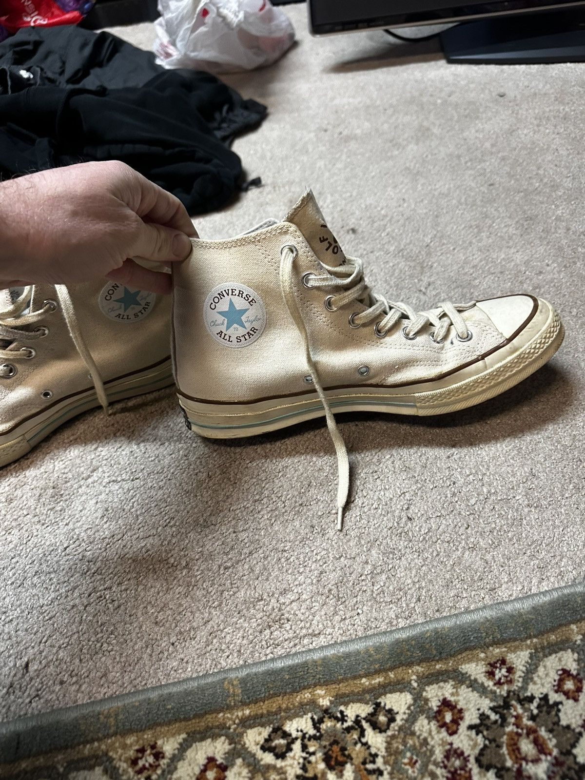Converse × Golf le Fleur Golf Le fleur parchment chuck 70s Size 9.5 Size US 9.5 / EU 42-43 - 12 Thumbnail