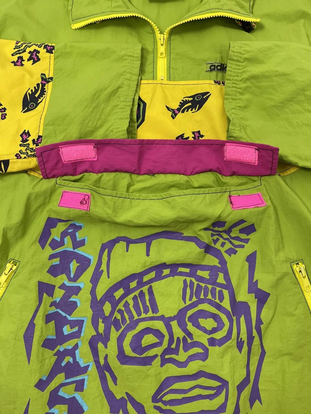Adidas Vintage 90s Adidas Light Anorak Jacket Crazy Rare Size US M / EU 48-50 / 2 - 4 Thumbnail