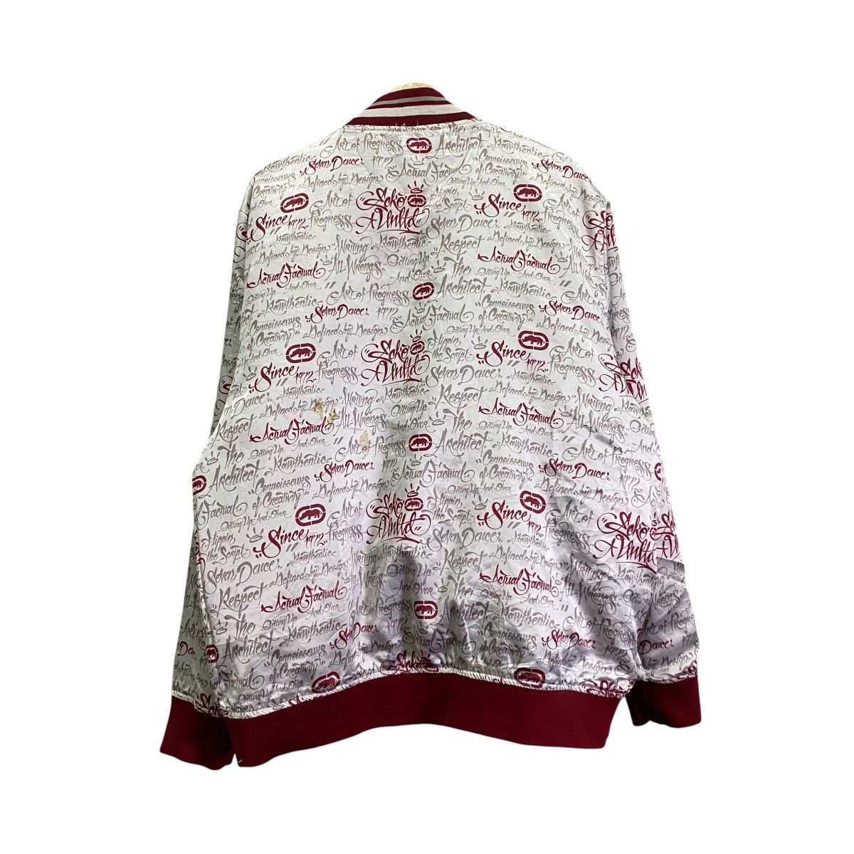 Ecko Unltd. VTG Ecko Unltd Y2K Satin Reversible Bomber Jacket Size XL Size US XL / EU 56 / 4 - 4 Thumbnail