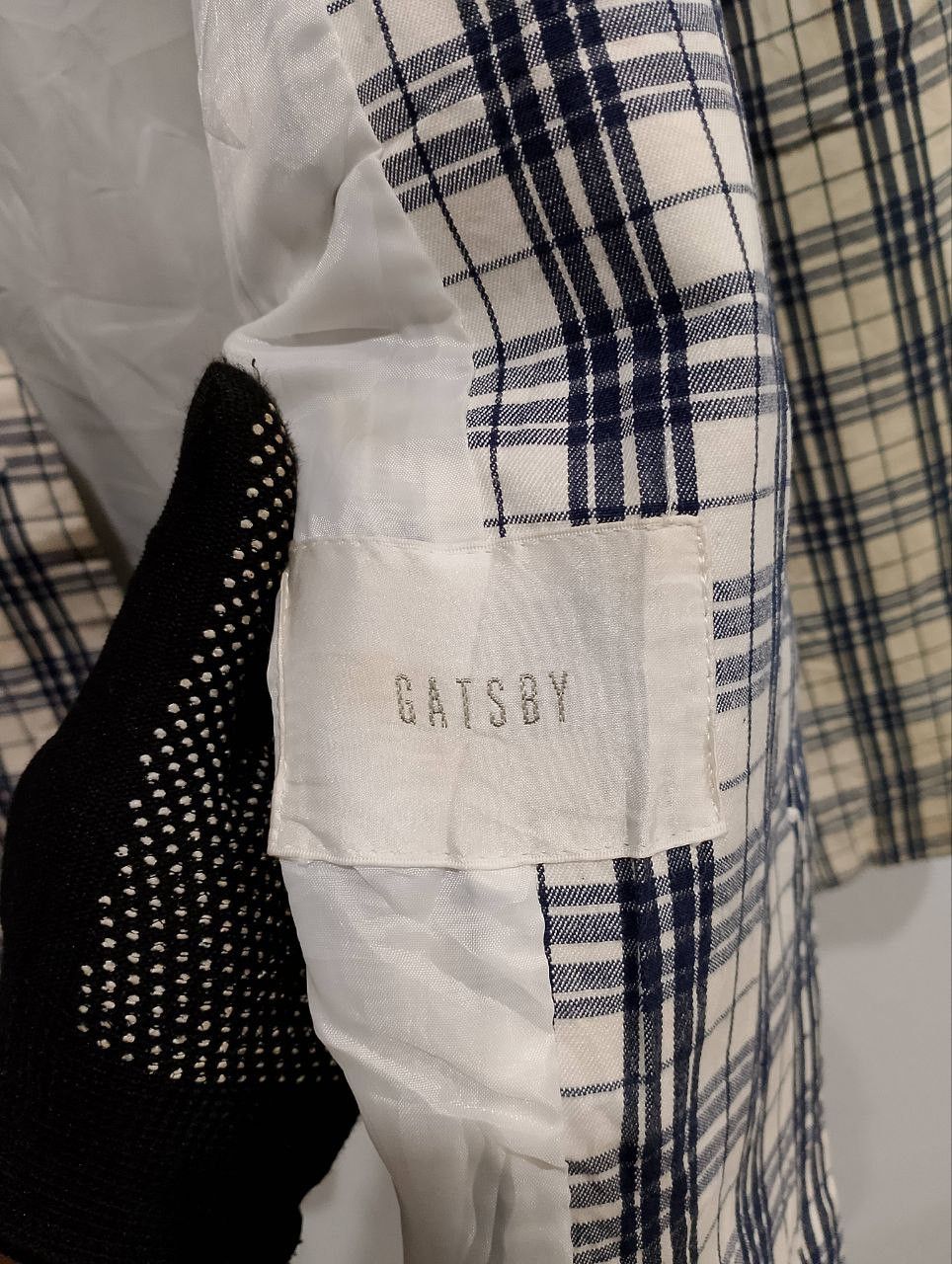 Japanese Brand Vintage GATSBY Checked Suit Blazer Jacket Size XXS / US 00 / IT 34 - 8 Thumbnail