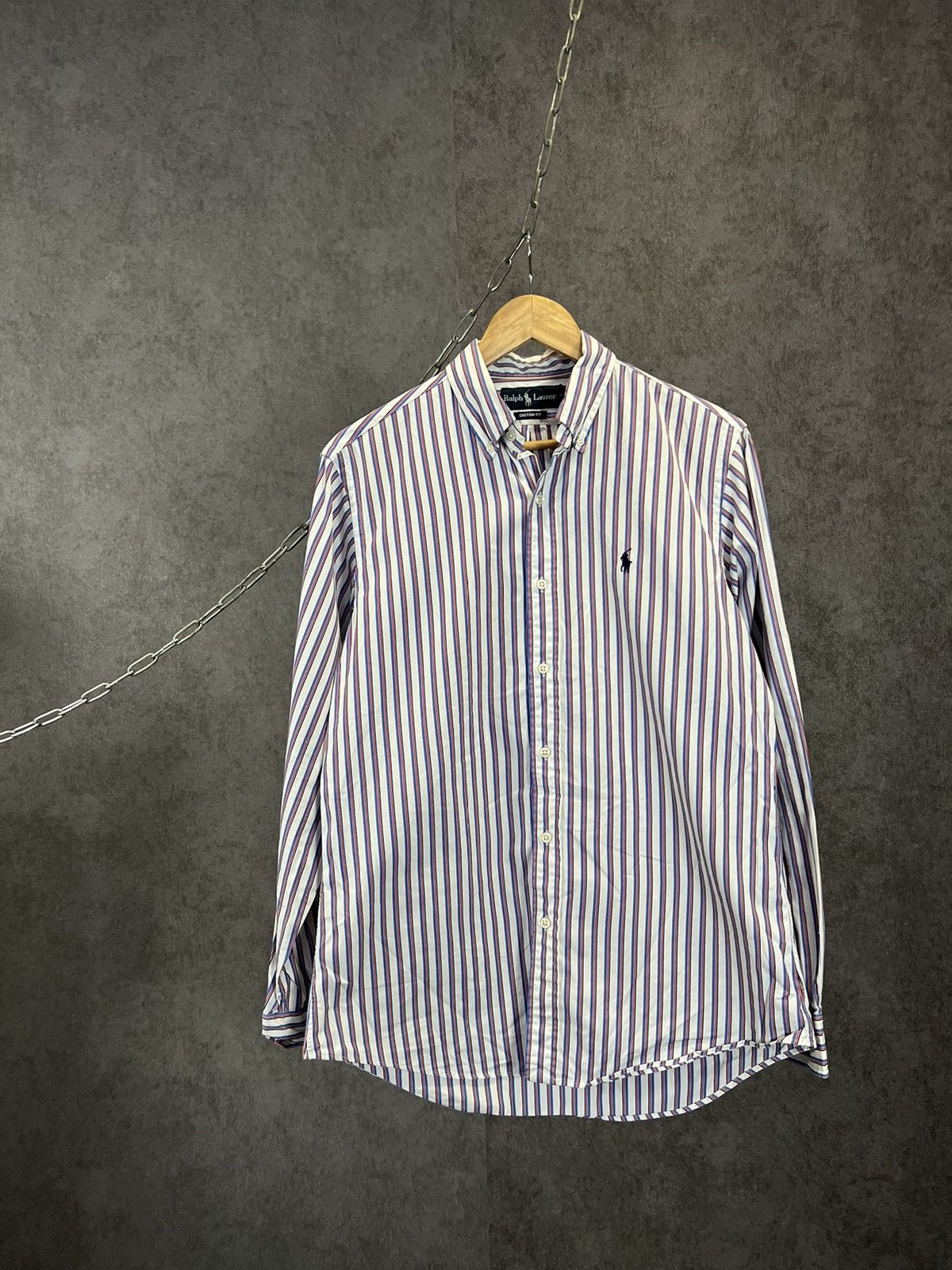 Designer × Polo Ralph Lauren × Vintage Polo Ralph Lauren vintage designer logo striped shirt Size US M / EU 48-50 / 2 - 1 Thumbnail