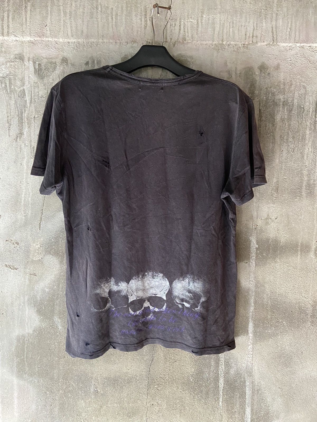 Beauty Beast × Hysteric Glamour × Japanese Brand BAD MOTHER F🎌🎌KER JAPANESE TRASHED TEE Size US M / EU 48-50 / 2 - 12 Thumbnail