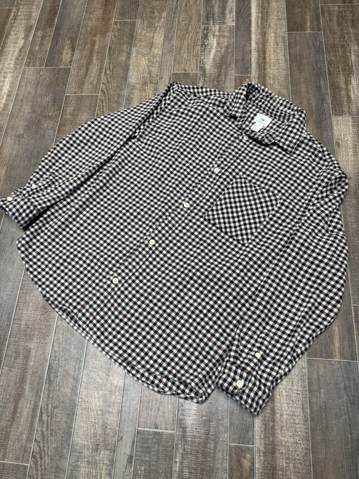 H&M H&M Relaxed Fit Flannel Size US M / EU 48-50 / 2 - 1 Thumbnail