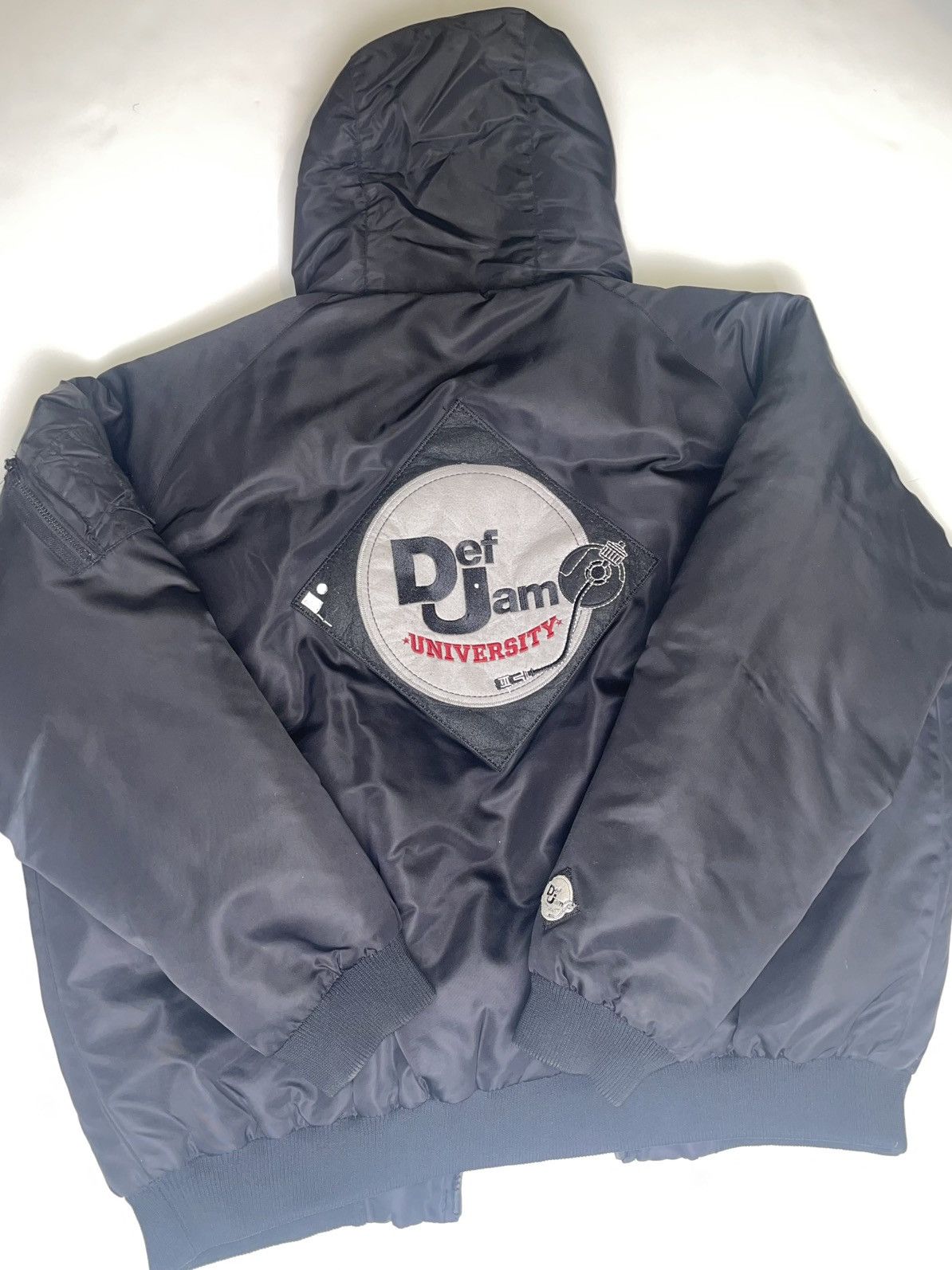 Other VTG Def Jam University Hooded Puffer Bomber Jacket Size US XXL / EU 58 / 5 - 2 Thumbnail