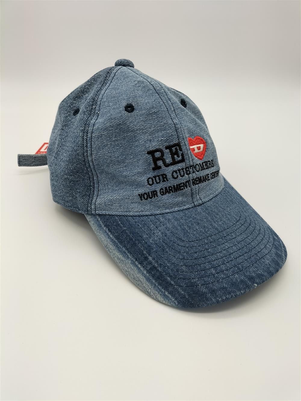 READYMADE READYMADE x DIESEL ONE-OF-A-KIND REPURPOSED DENIM HAT OS NEW Size ONE SIZE - 1 Thumbnail