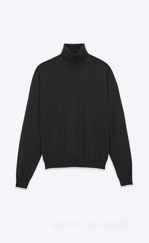 Saint Laurent Paris CASSANDRE turtleneck sweater in wool Size XS / US 0-2 / IT 36-38 - 1 Thumbnail